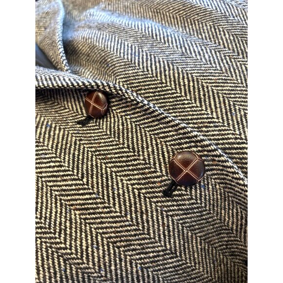 Appleseed’s Women’s Herringbone Wool Blazer Size 14 Academia Ivy League Preppy - Picture 6 of 8